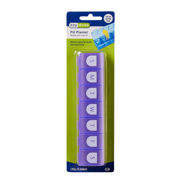 Easy Fill Weekly Pill Organizer (XL) in packaging