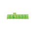 Green patterned Weekly Contoured Pill Planner