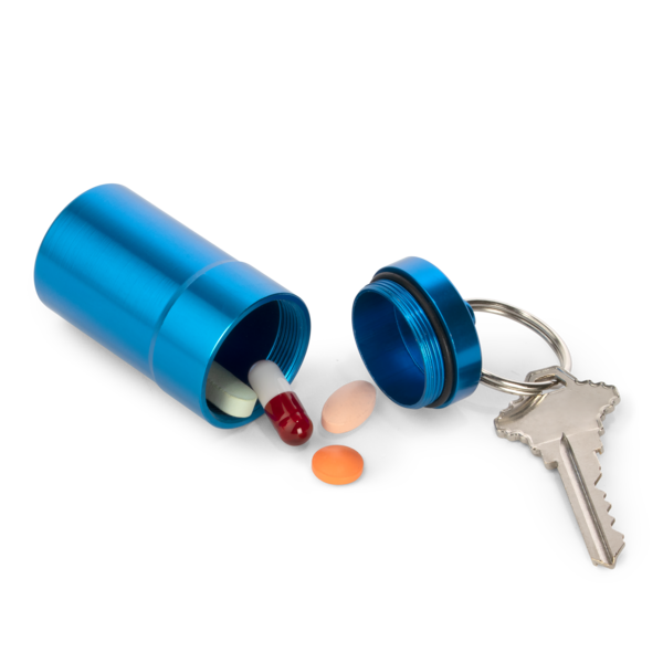 XL Pill Fob Keychain - blue