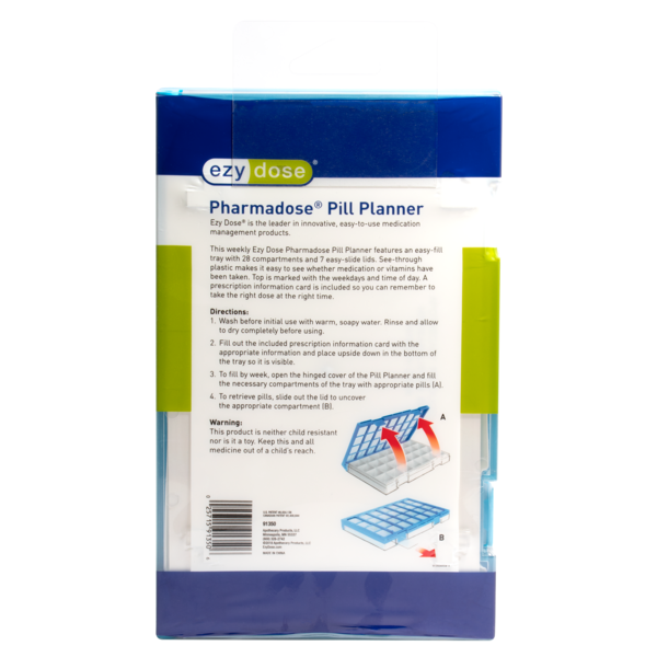 Practidose® Pill Planner directions