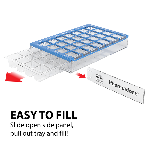 Easy to Fill Maxi-Pharmadose Pill Planner