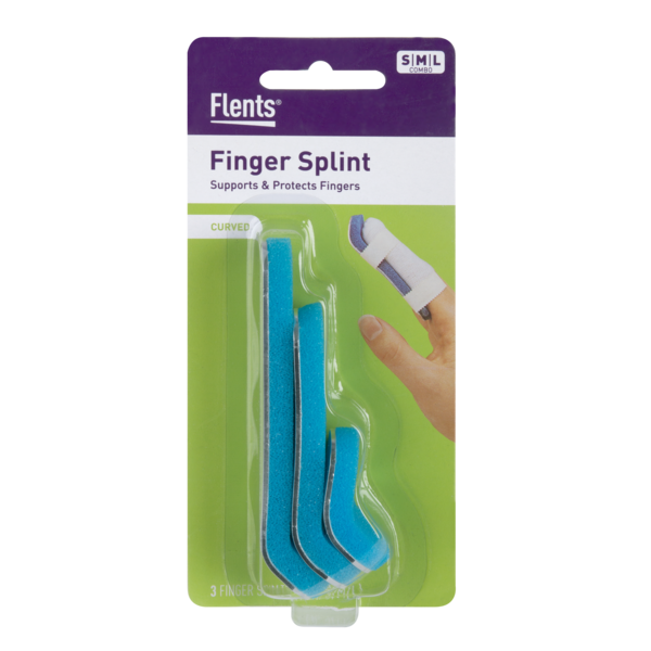 Curved Finger Splint Value Pack package