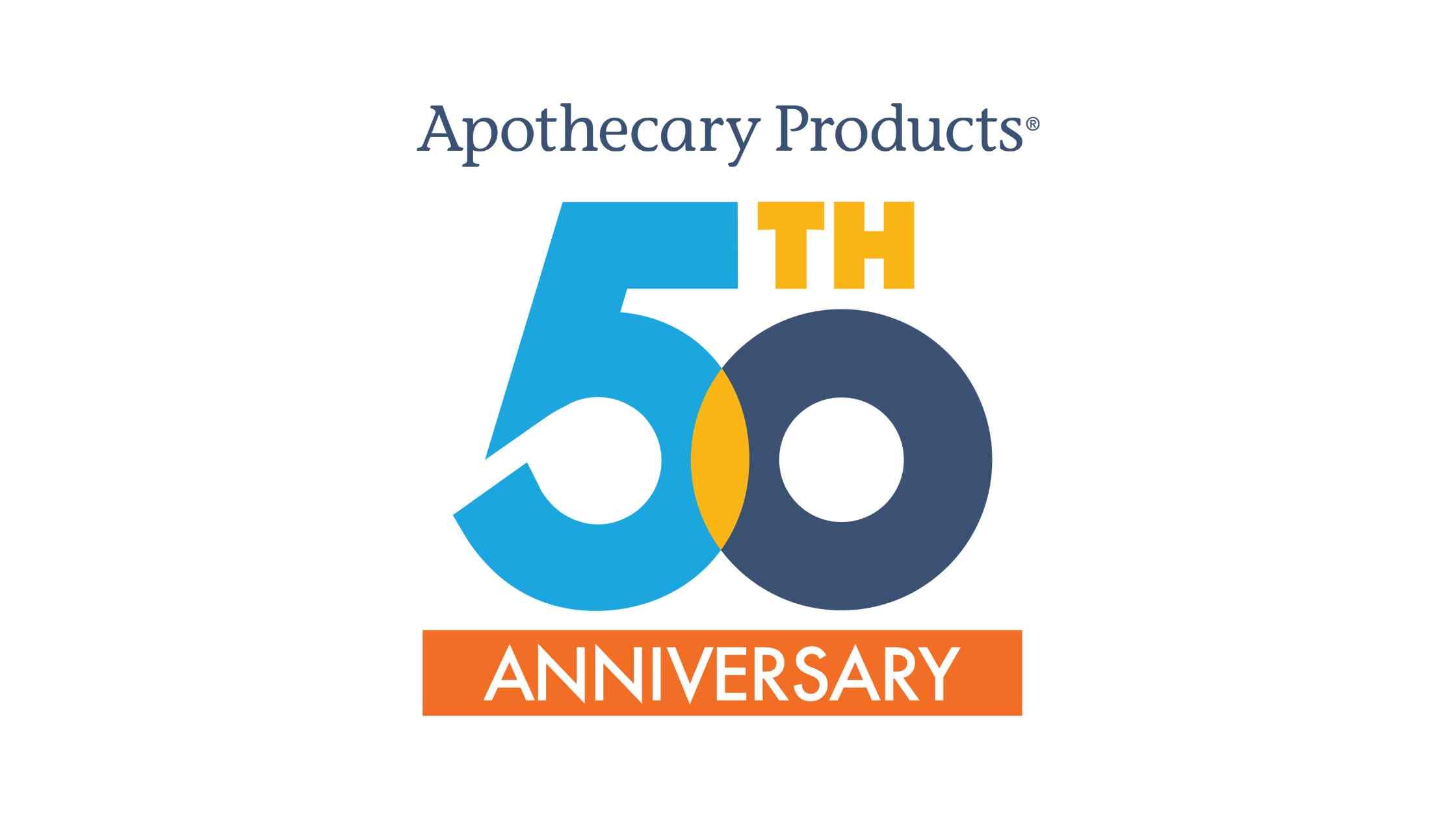 Apothecary Products 50th Anniversary