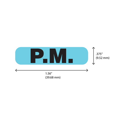 "PM" Label