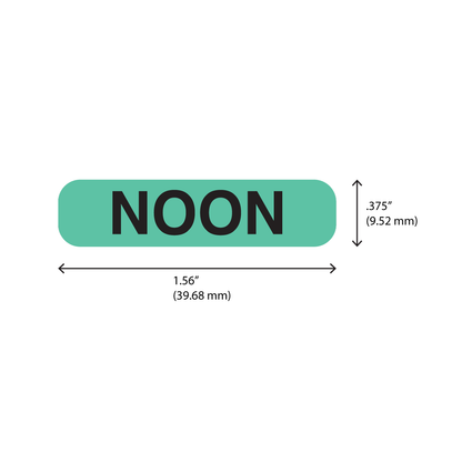 "NOON" Label