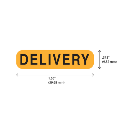 "DELIVERY" Label