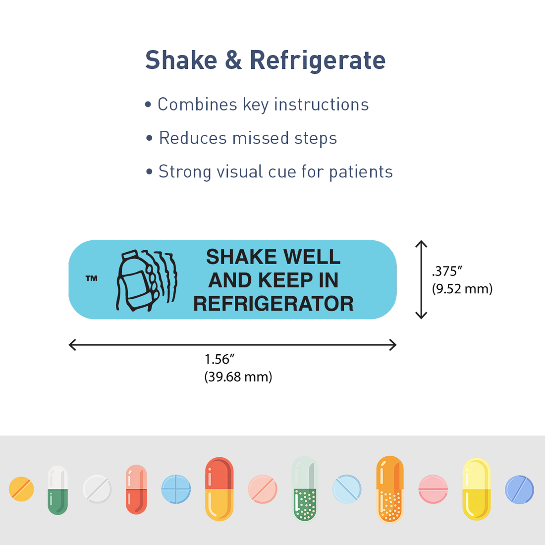 "SHAKE &amp; FRIG" Label
