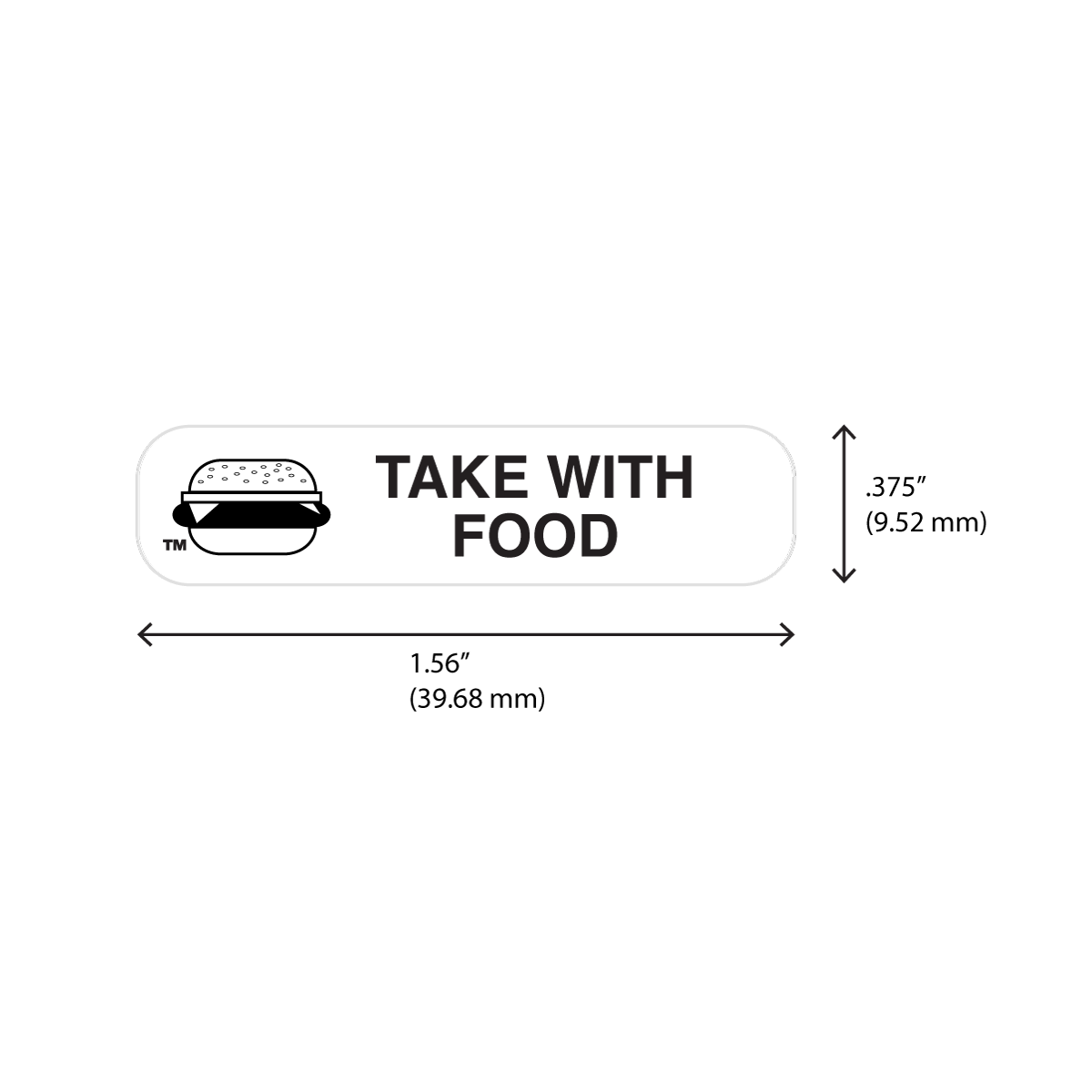 "Take With Food" Label