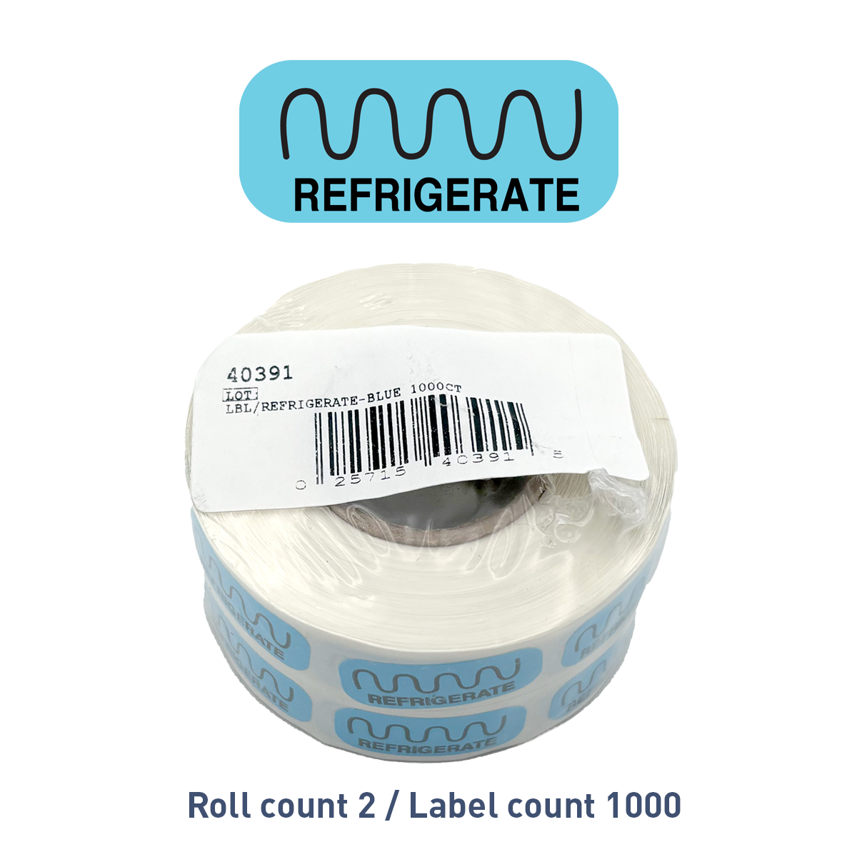 "REFRIGERATE" Label