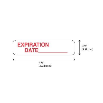 "EXPIRATION DATE" Label