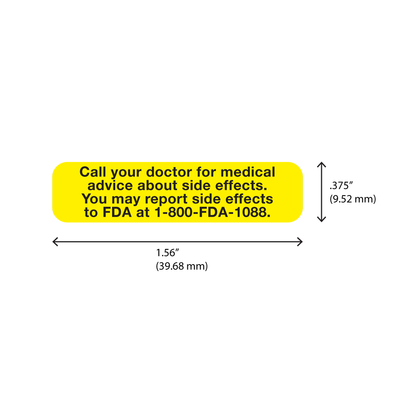 "FDA DRUG REACTION" Label