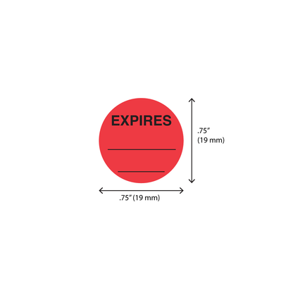 "EXPIRES__ " Spot Label