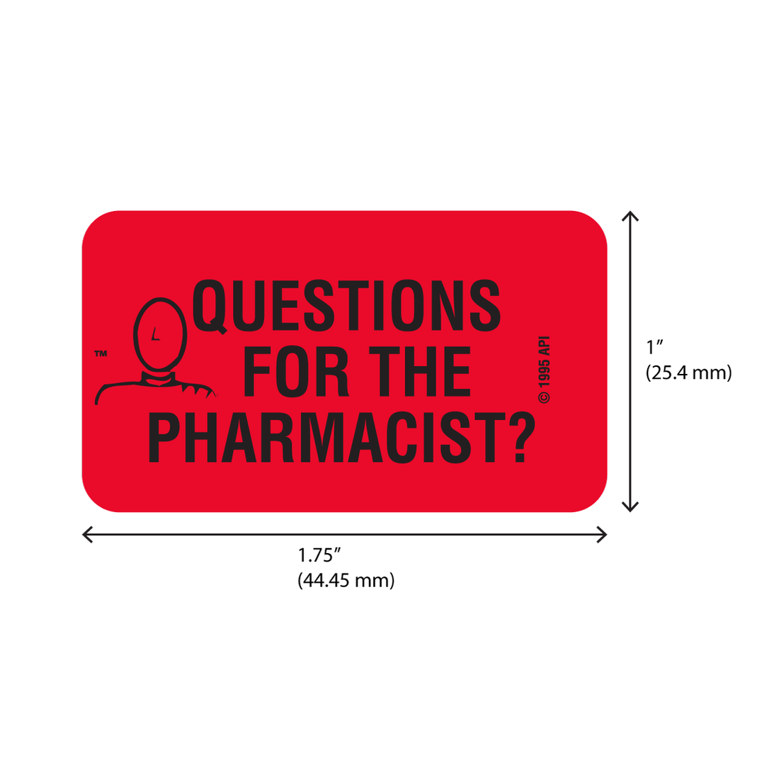 "QUESTIONS FOR THE PHARM" Label