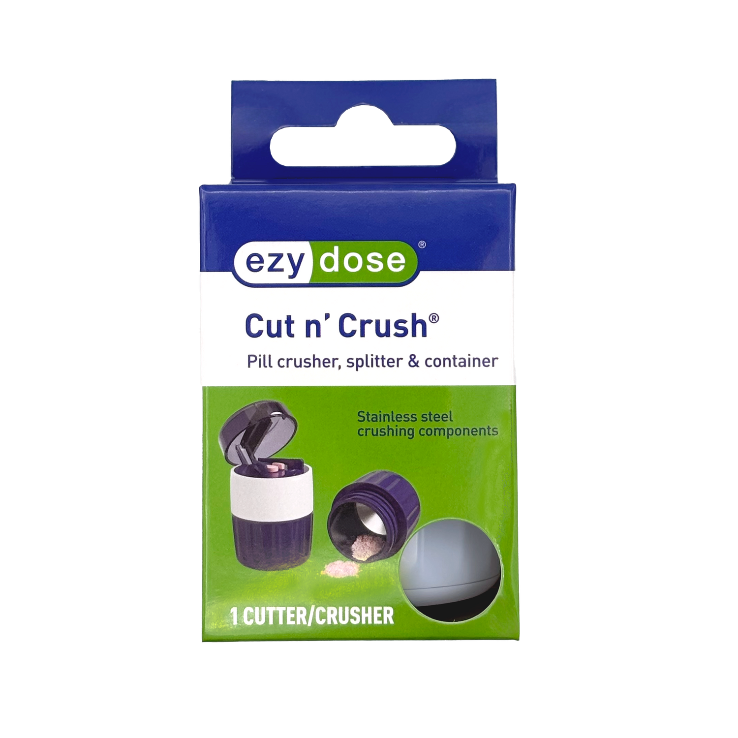 Ezy Dose® 3-In-One Pill Cutter and Crusher