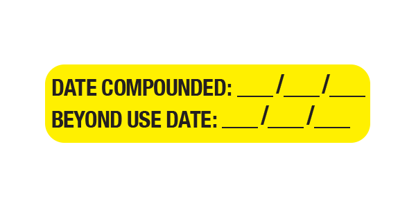 COMPOUNDED/BEYOND USE DATE YELLOW