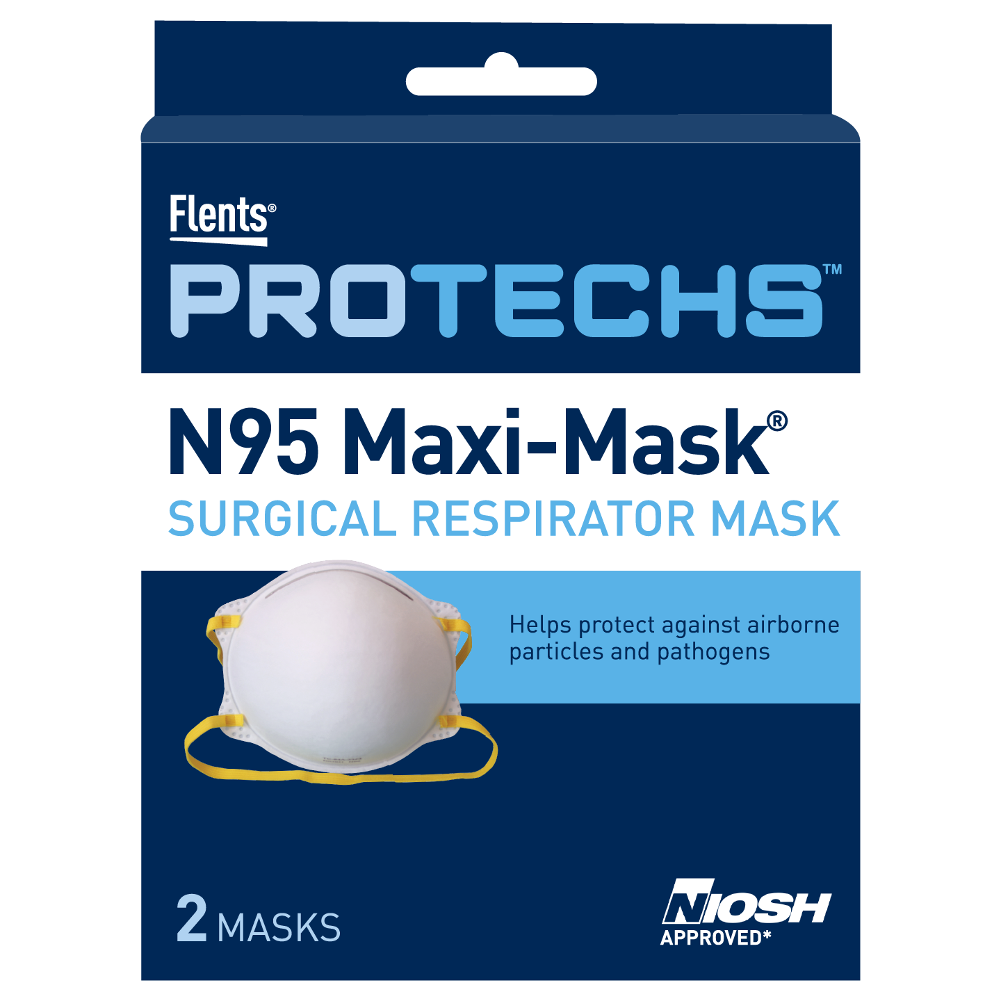 Flents® PROTECHS™ N95 Maxi-Mask (2 Count)