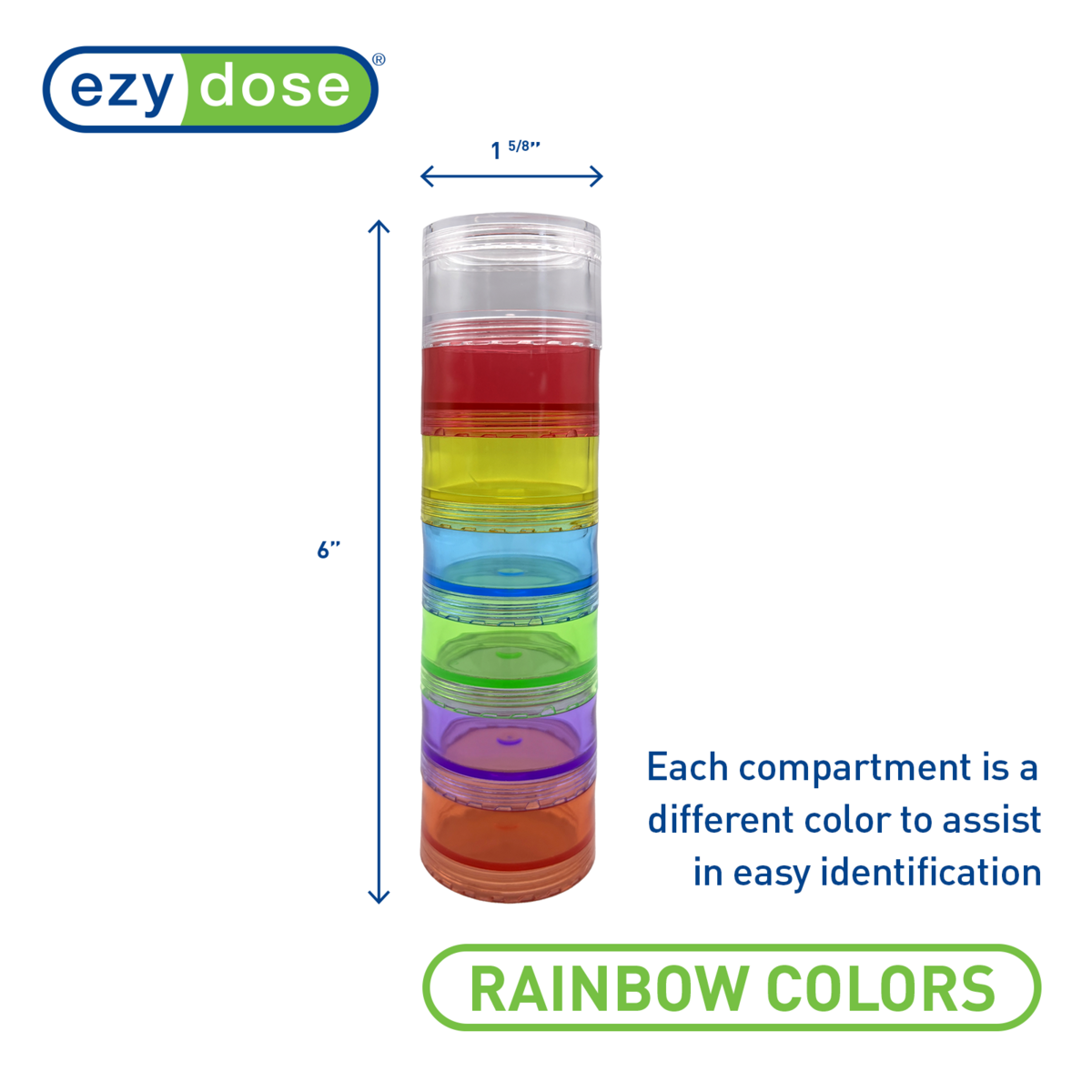 Ezy Dose® Weekly Stackable Pill Planner