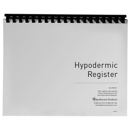 Hypodermic &amp; Needle Register