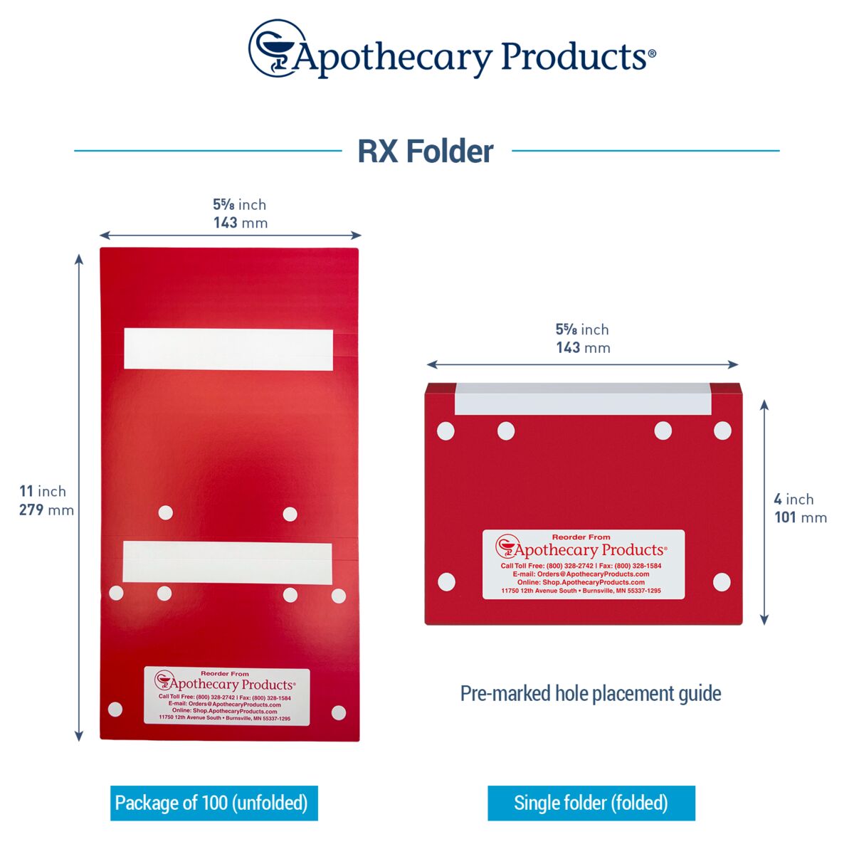 Heavyweight Rx File Folder