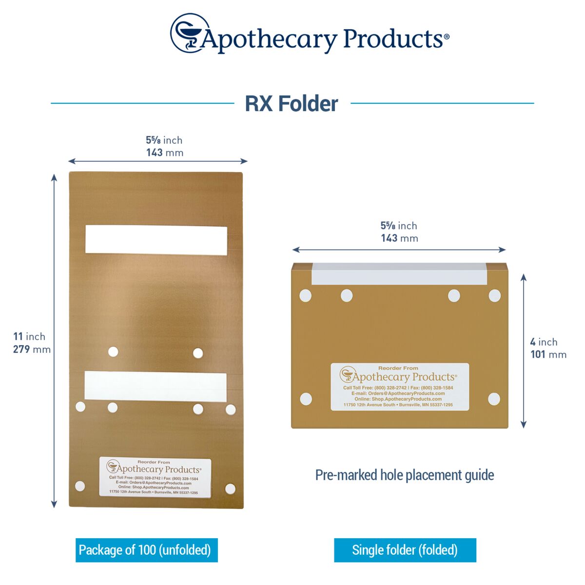 Heavyweight Rx File Folder