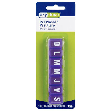 Ezy Dose® Weekly Classic Pill Planner (Small) *SPANISH*