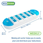 Ezy Dose® Weekly Elliptical Pill Planner