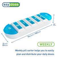 Ezy Dose® Weekly Elliptical Pill Planner