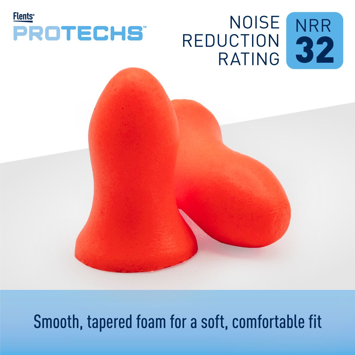 Flents® PROTECHS™ Contoured® For Comfort Ear Plugs