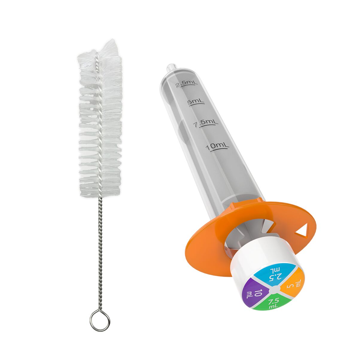 Ezy Dose Kids® True Easy Syringe with Brush