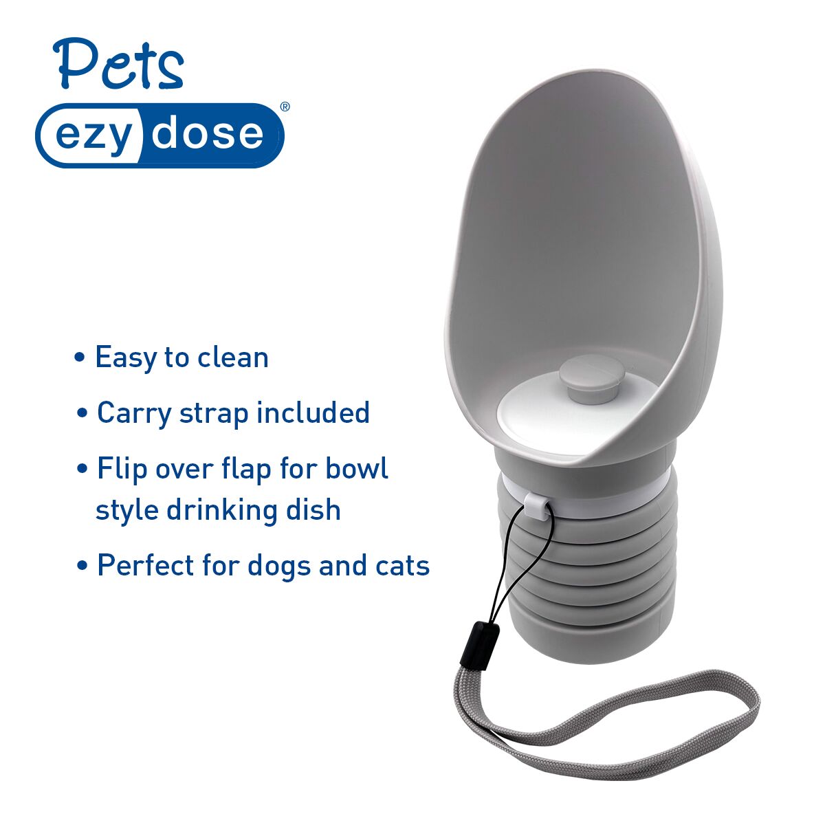 Ezy Dose® Pet Collapsible Water Bottle