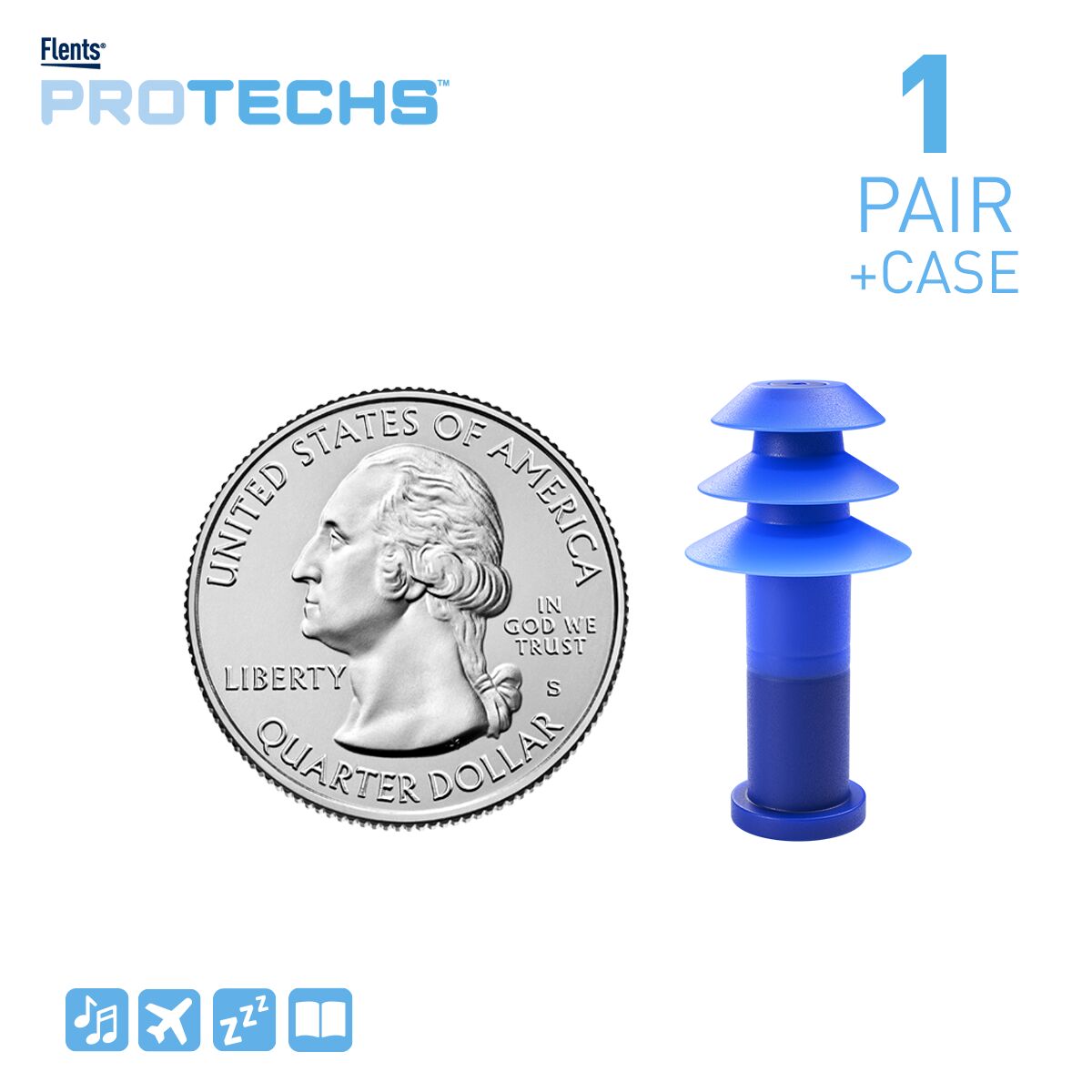 Flents® PROTECHS™ Pressure Regulating Ear Plugs