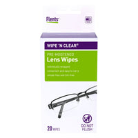 Flents® Wipe 'n Clear® Pre-Moistened Lens Wipes