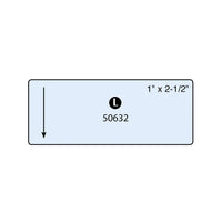 Custom Label (1" x 2 1/2")