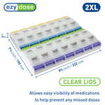 2XL pill organizer dimensions