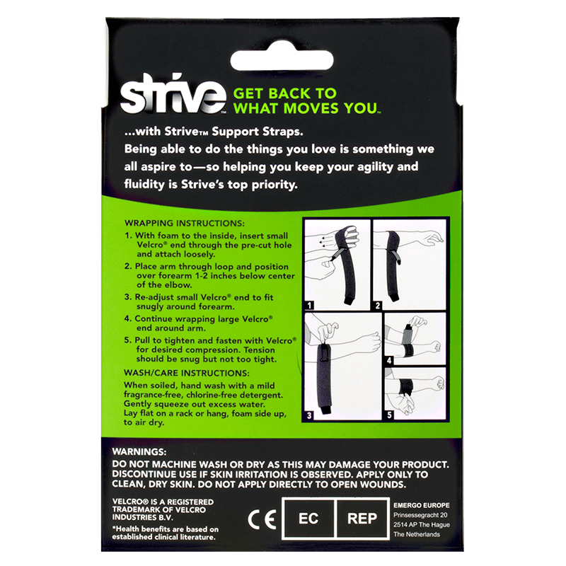 Strive Tennis Elbow Support Strap instructions