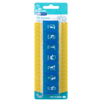 Front packaging of large weekly pill organizer for cats