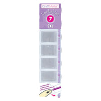 Front packaging of 7 compartment craft storage, 2XL