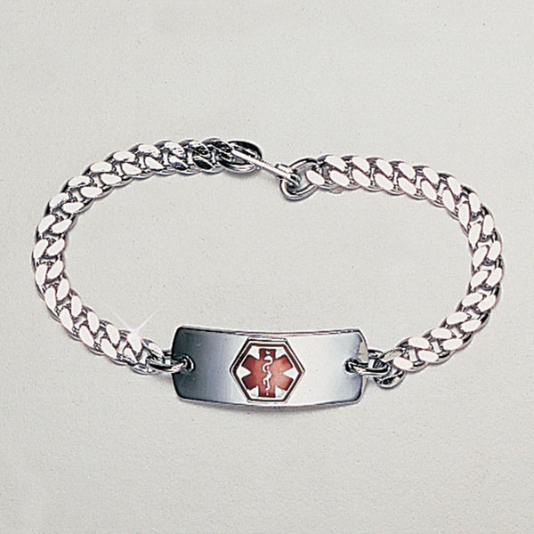 Blank Med ID Bracelet with Wallet Card