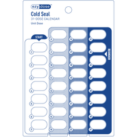 Cold Seal Card 31-dose calendar front | Apothecary Products