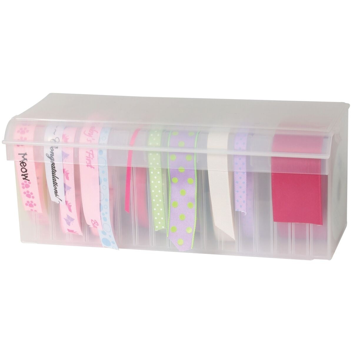 CraftMates® Ribbon Organizer | Easy Stack Ribbon | Storage Box ...