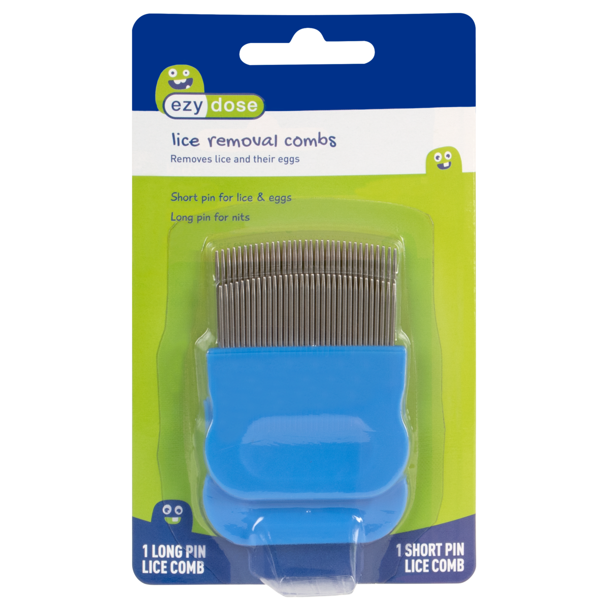 front packaging lice comb 2 pack