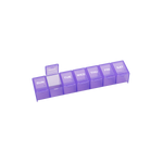 Weekly purple pill organizer
