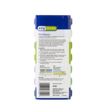 back packaging of easy fill pill organizer