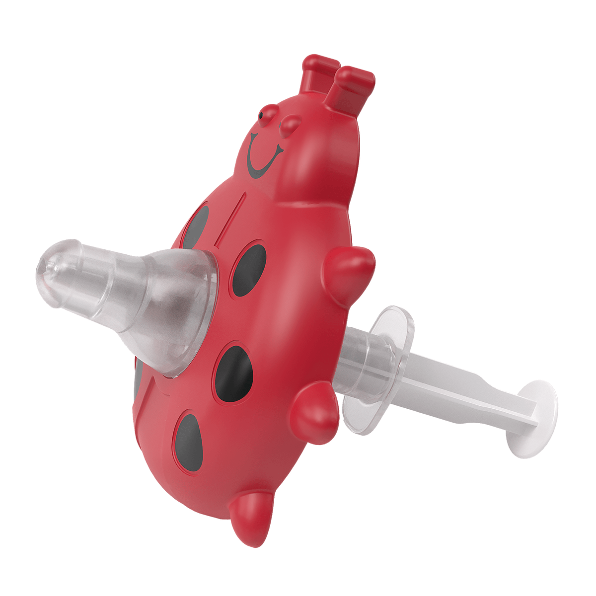 Side image of ladybug oral syringe