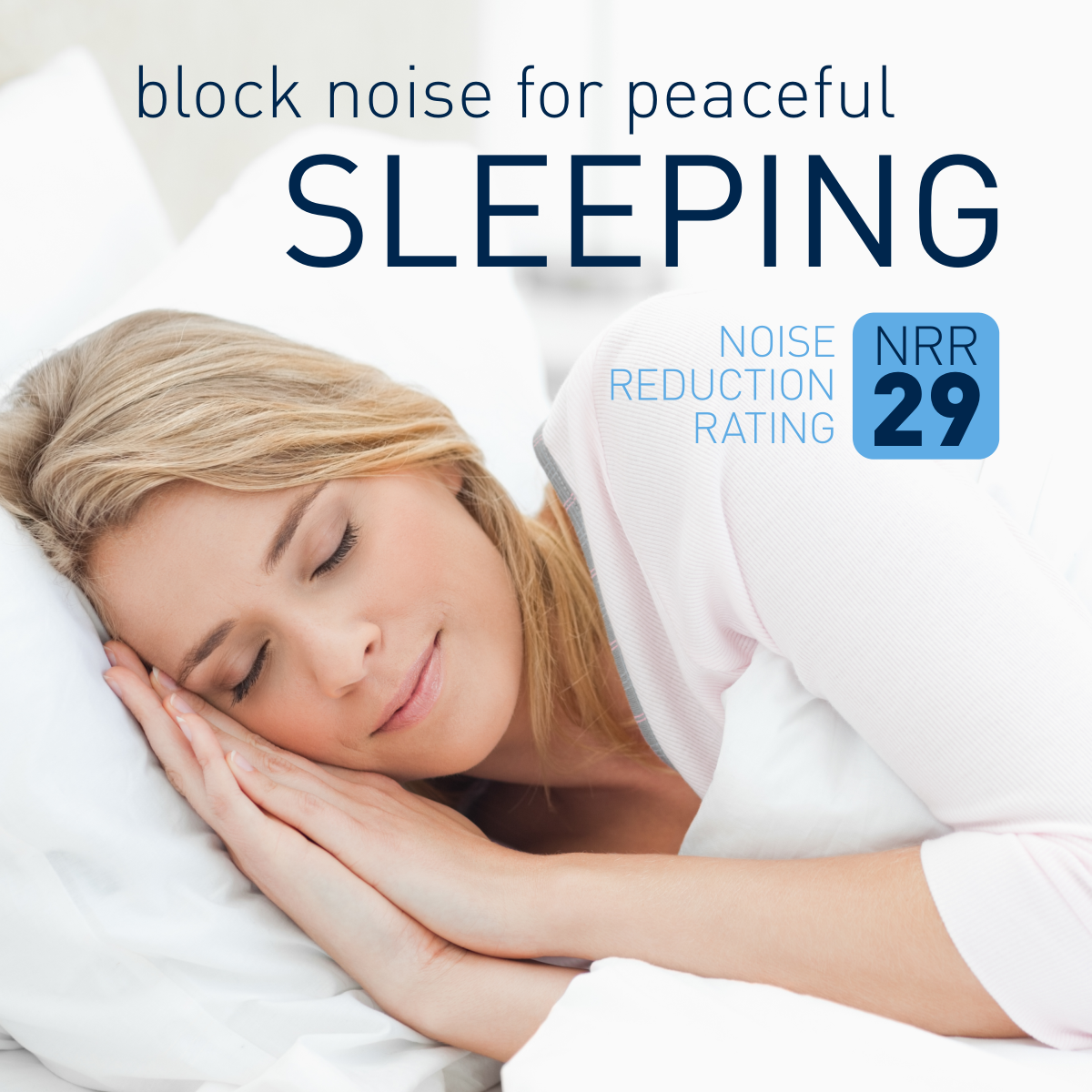 Use Flents Quiet Please ear plugs to block noise for peaceful sleeping