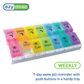 Ezy Dose® Weekly 2x/Day Pill Planner, Rainbow