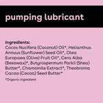 Organic pumping lubricant ingredients list