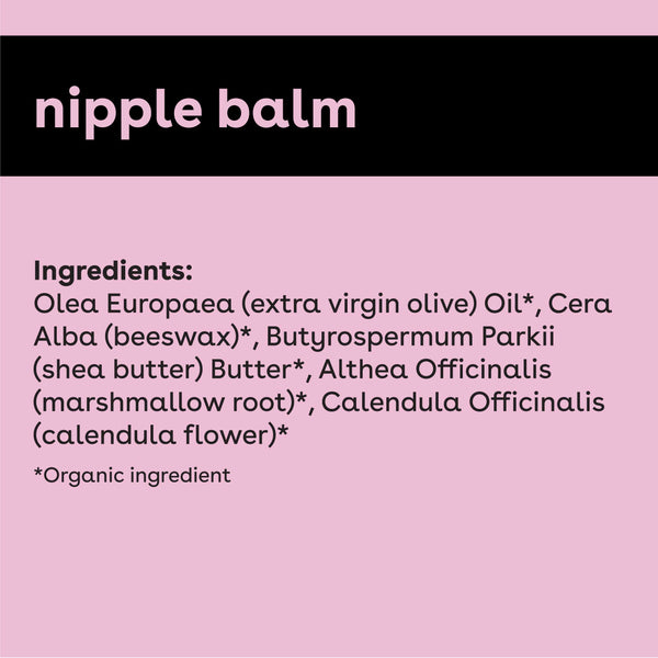 Nipple balm ingredients list