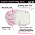disposable nursing pads - 120 ct