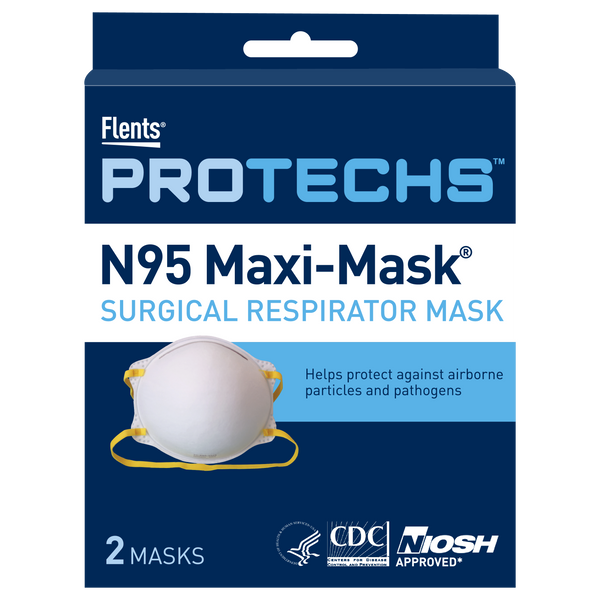 Front packaging N95 respirator mask